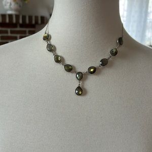 Labradorite Sterling Silver Necklace